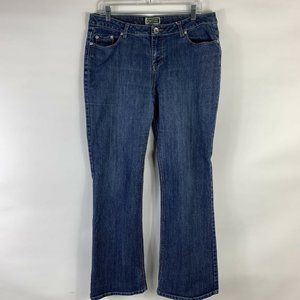 Route 66 Jeans Women's Size 13 / 14 Mid Rise Medium Wash Denim Bootcut Stretch